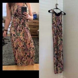 Gorgeous tropical maxi dress